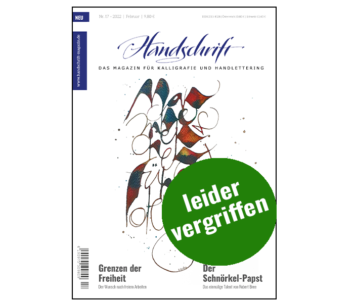 Handschrift 17. Ausgabe